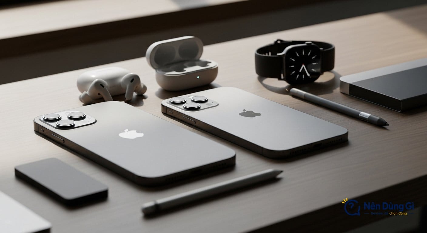 Bảng so sánh nhanh iPhone 17 và iPhone 17 Pro