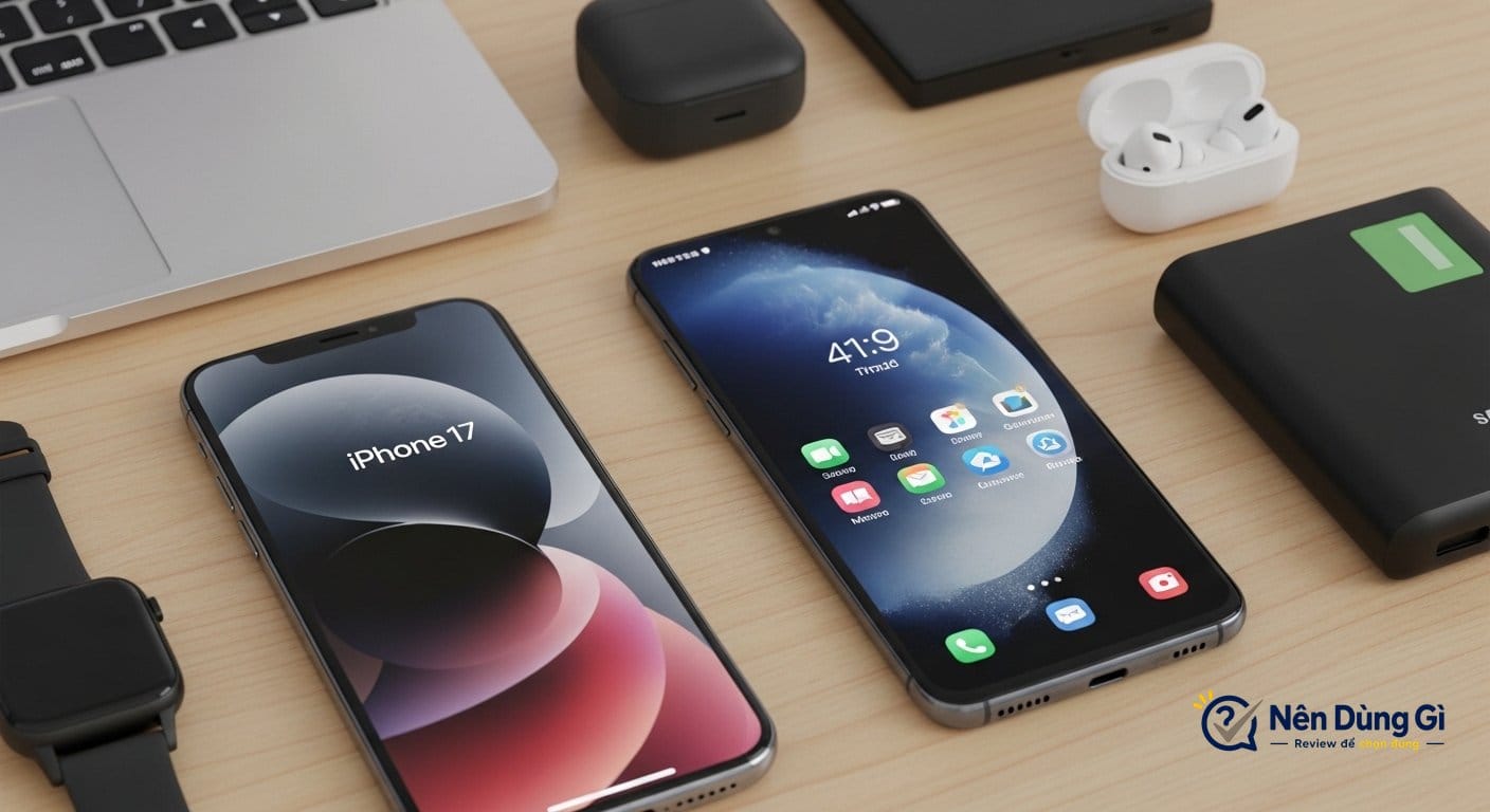 Bảng so sánh nhanh thông số kỹ thuật: iPhone 17 vs Samsung S26