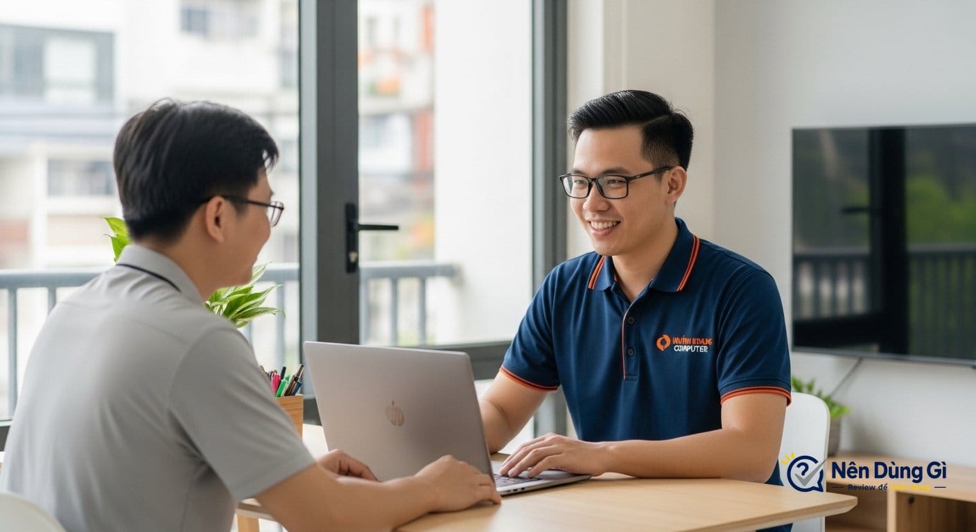 Lưu ý về cấu hình máy tính và dịch vụ hỗ trợ